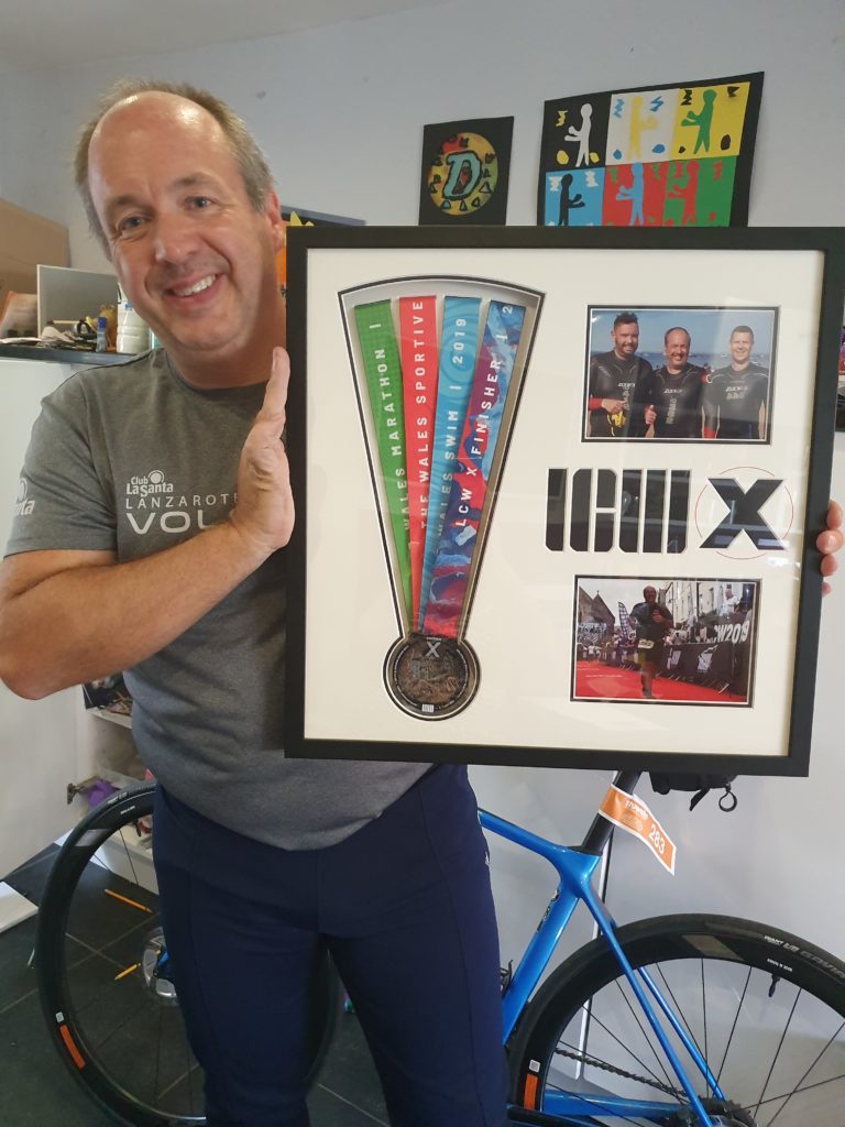 The framed LCW medals